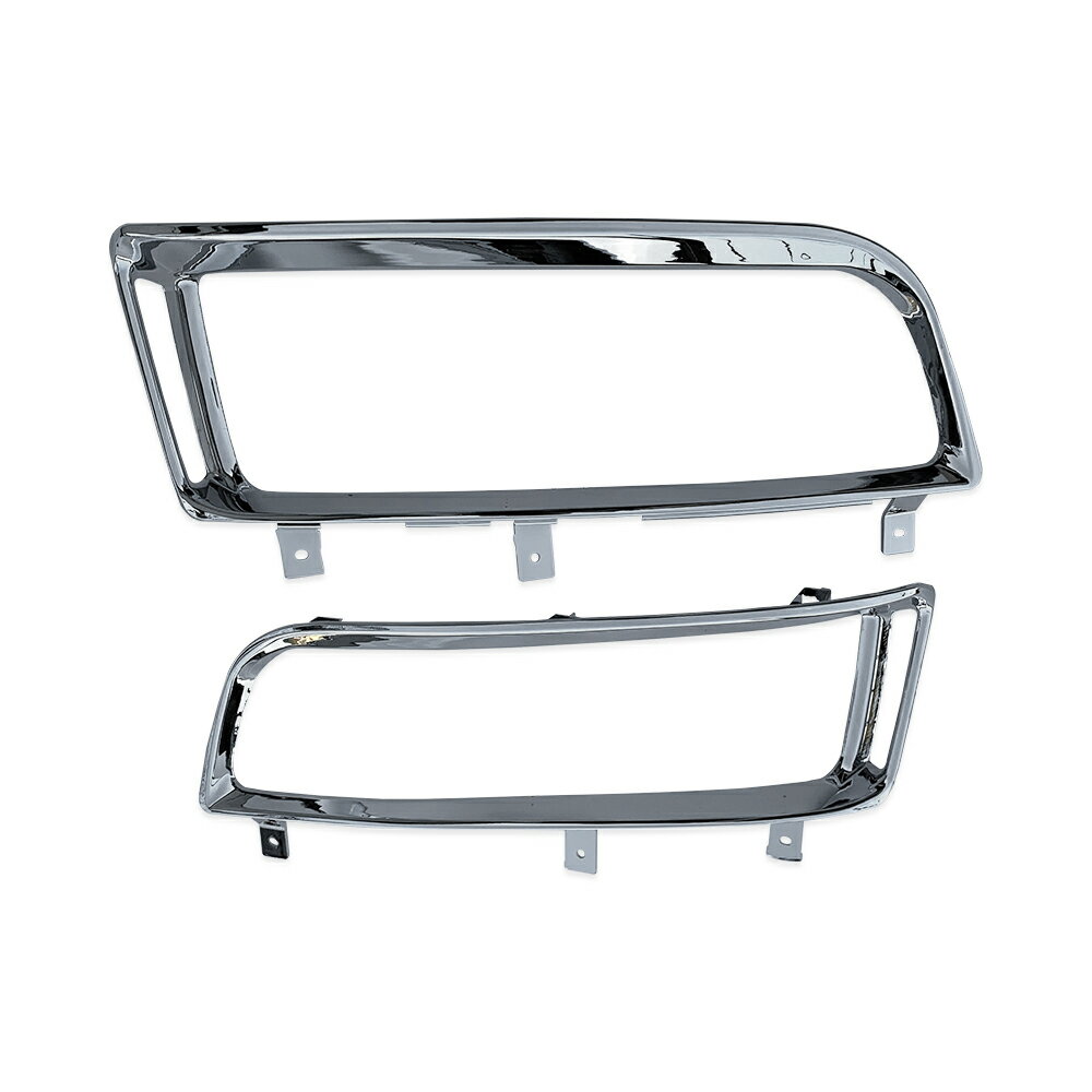 【送料無料】三菱 ふそう NEW 07 スーパーグレート メッキ ヘッド ライト カバー 左右 セット ガーニッシュ ランプ