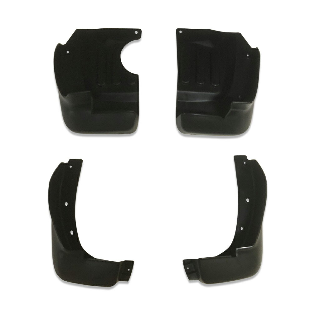 【送料無料】NV350 キャラバン E26 E26系 前期 後期 マッドガード ABS素材 未塗装 泥除け DX/プレミアムGX フロント リア 車検対応 エアロ カスタム 外装パーツ 4点 純正タイプ 未塗装 ブラック 新品