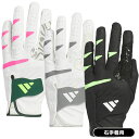最大10%OFFクーポン発行中【5/2〜5/6】 アディダス 2024 コードカオス JTY37 ゴルフ手袋 右手着用 珍しい おしゃれ おすすめ 人気