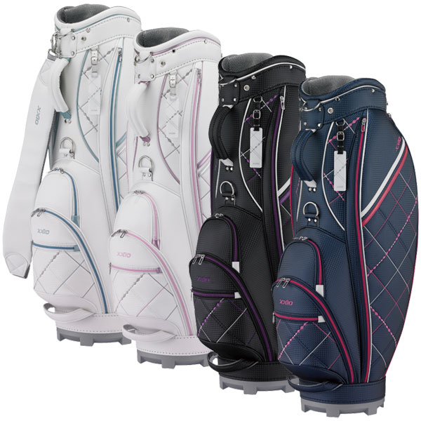 ★付属ネームタグ刻印無料★ダンロップ ゼクシオ キャディバッグ GGC-X165W レディース カート型 8.5型 2..