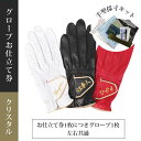 最大10%OFFクーポン発行中【5/2〜5/6】 アスキュー オーダーメイド ゴルフ手袋 お仕立て券 (クリスタル) 珍しい おしゃれ おすすめ 人気