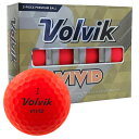 VOLVIK（ボルビック） 2022 ビビッド ゴルフボール （レッド） ［1ダース］