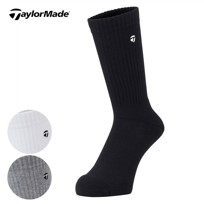 【10/15限定★ほぼ全商品10%オフCP配布中＋抽選100%Pバック★要エントリー】テーラーメイド ベーシック クルーソックス TJ315