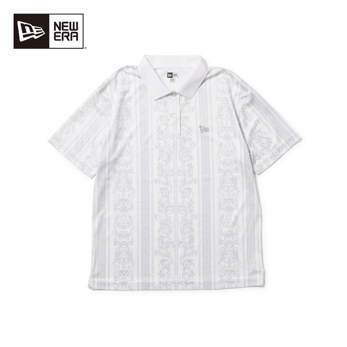 【11/18限定★抽選100%Pバック★要エントリー+最大10%オフCP配布中】 ゴルフウェア ニューエラ ポロシャツ TECH POLO BANDANA WHI 14391426 レディース