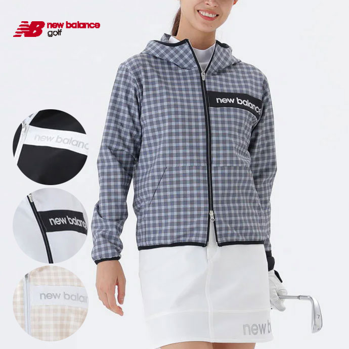【11/18限定★抽選100%Pバック★要エントリー+最大10%オフCP配布中】 ゴルフウェア ニューバランス アウター SOFTSHELL FULL ZIP HOODIE 5220502 レディース