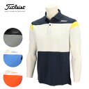 最大10%OFFクーポン発行中【7/16~7/29】 【お買い得品】タイトリスト 先染めブロック半袖ポロシャツ TSMC2110