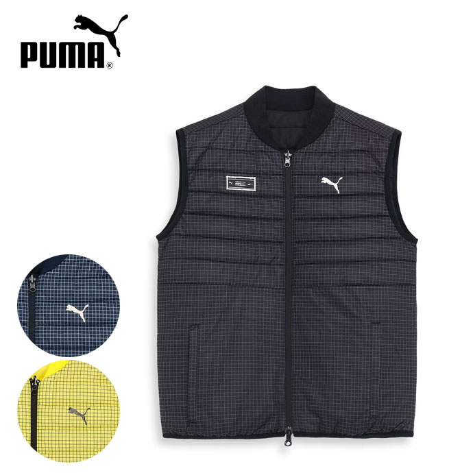 【10/15限定★ほぼ全商品10%オフCP配布中＋抽選100%Pバック★要エントリー】プーマ ハイパーストレッチリバーシブルリブエリ中綿ベスト 624903