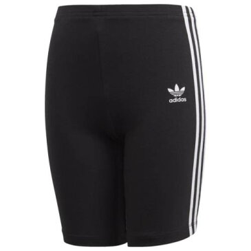 アディダス ADIDAS ORIGINALS アディダス オリジナルス ショーツ ハーフパンツ 黒色 ブラック 白色 ホワイト 【 ADIDAS ORIGINALS ADICOLOR CYCLING SHORTS BLACK WHITE 】 キッズ ベビー マタニティ ボトムス