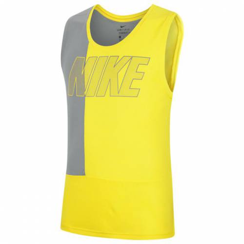 ナイキ NIKE トレーニング タンクトップ 黄色 イエロー 灰色 グレー 【 YELLOW NIKE SUPERSET GFX TRAINING TANK OPTICAL LIGHT SMOKE GREY SPORT CLASH 】 スポーツ アウトドア フィットネス トレーニング メン