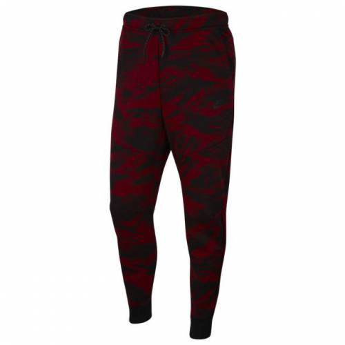 ナイキ NIKE テック フリース ジョガーパンツ チーム 赤 レッド 黒色 ブラック 【 TEAM RED NIKE TECH FLEECE JOGGERS BLACK 】 メンズファッション ズボン パンツ