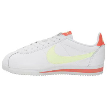 ナイキ NIKE クラシック コルテッツ 白色 ホワイト クリムゾン レザー クラシックコルテッツ スニーカー 【 NIKE WHITE BARELY VOLT FLASH CRIMSON LEATHER 】