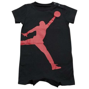 ナイキ ジョーダン JORDAN ジャンプマン ニット ロンパース 黒色 ブラック 【 JORDAN JUMPMAN KNIT ROMPER BLACK 】