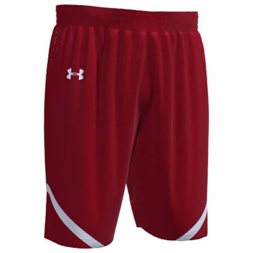 UNDER ARMOUR TEAM チーム リバーシブル ショーツ ハーフパンツ 赤 レッド 白 ホワイト 【 TEAM RED WHITE UNDER ARMOUR CLUTCH 2 REVERSIBLE SHORTS UNIVERSITY 】 スポーツ アウトドア バスケットボール メンズ