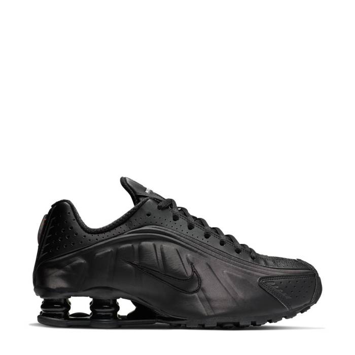 ナイキ Nike 【 Shox R4 Womens Black/Black/Black/Max Orange 】 Shox ショックス レディース 黒色 ブラッ...