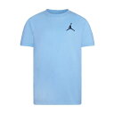 ナイキ ジョーダン Jordan 【 Jumpman Air Embroidered Tee Youth Bleached Aqua 】 Jumpman ジャンプマン Tシャツ キッズ ベビー マタニティ キッズファッション トップス Tシャツ カットソー ジュニア キッズ