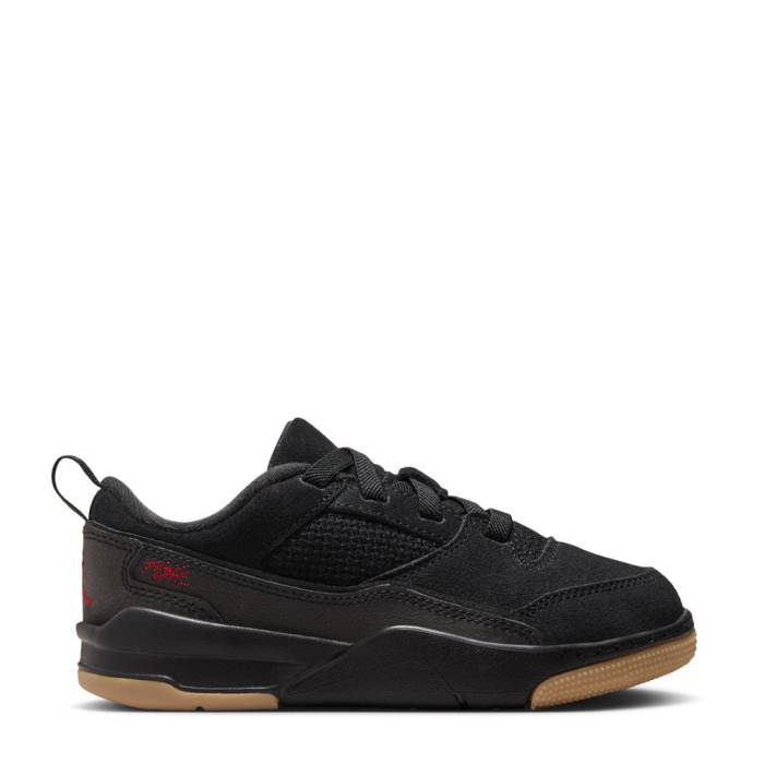 ナイキ ジョーダン Jordan 【 Flight Court Kids Black/Varisty Red/Gum 】 Flight フライト コート ジュニ...