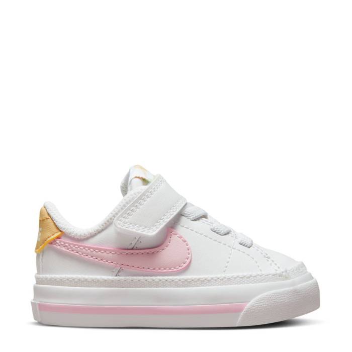 ʥ Nike  Court Legacy Toddler White/Pink Foam/Sesame/Honeydew   legacy 쥬...