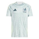 アディダス Adidas 【 Mexico 24/25 Replica Away Jersey Mens Linen Green 】 メキシコ ジャージ メンズ...