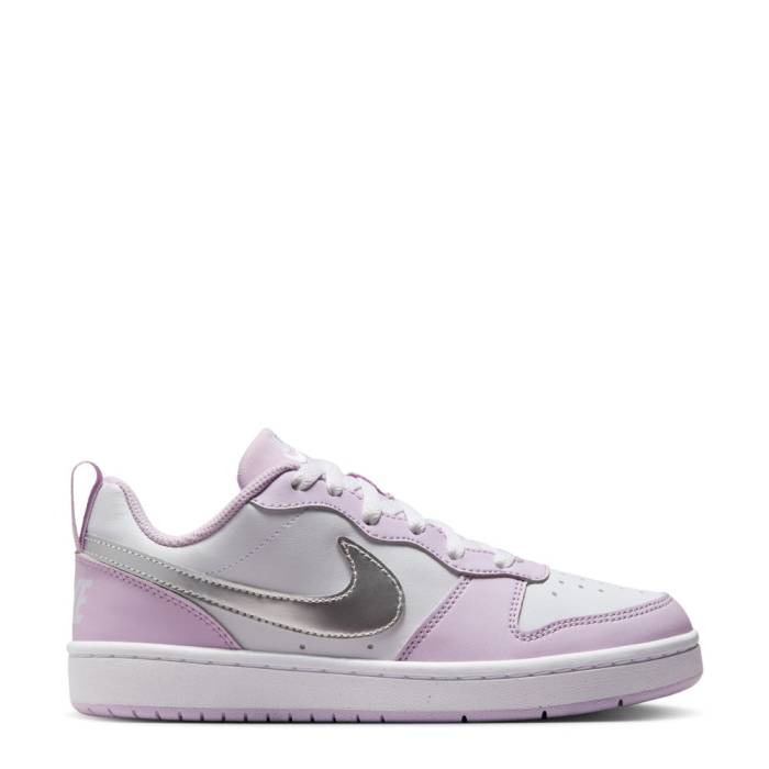 ʥ Nike  Court Borough Low Recraft Youth Doll/Metallic Silver/White   ˥...