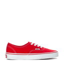 ヴァンズ Vans 【 Authentic Youth Red/White 】 オーセンティック キッズ ベビー マタニティ キッズファッション 靴 スニーカー ジュニア キッズ Red 赤・レッド 白色 ホワイト
