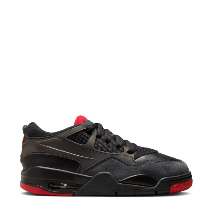 ナイキ ジョーダン Jordan 【 4 Rm Youth Black/Varsity Red/Anthracite 】 キッズ ベビー マタニティ キッズファッション 靴 スニーカー ジュニア キッズ 黒色 ブラック Red 赤・レッド