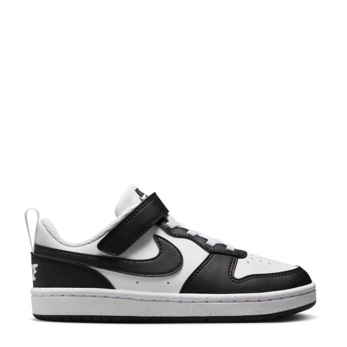 ナイキ Nike 【 Court Borough Low Recraft Kids White/Black/White 】 コート ジュニア キッズ 白色 ホワ...