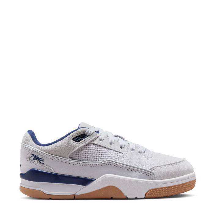 ナイキ ジョーダン Jordan 【 Flight Court Youth Neutral Grey /Midnight Navy White Gum Lt B...