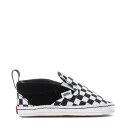ヴァンズ Vans 【 Slip-On Crib Infant (Checkerboard) Black/White 】 slip-on スリッポン キッズ ベビー マタニティ ベビーファッション 靴 スニーカー ベビー 黒色 ブラック 白色 ホワイト