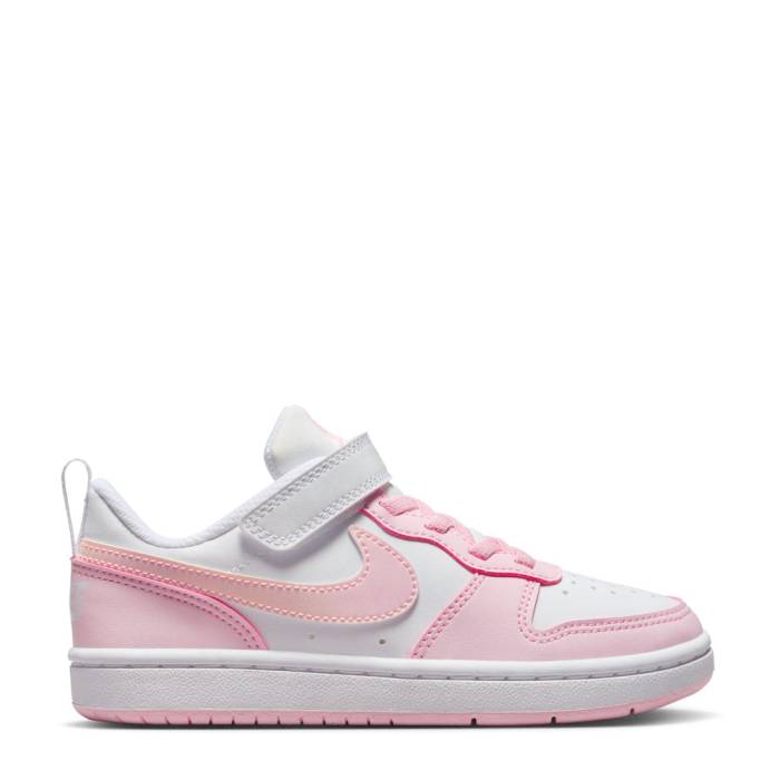 ナイキ Nike 【 Court Borough Low Recraft Kids White/Pink Foam 】 コート ジュニア キッズ 白色 ホワイト...