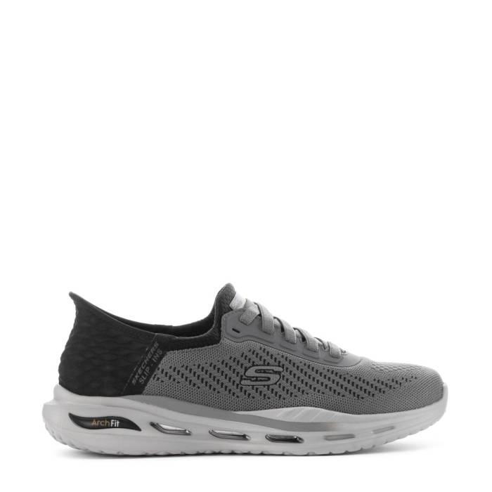 スケッチャーズ Skechers 【 Arch Fit Orvan Mens Grey/Black 】 メンズ 灰色 グレー 黒色 ブラック