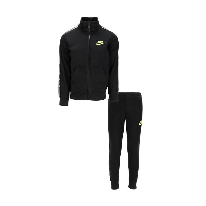 ナイキ Nike 【 2 Color Taping Tricot Set Kids Black 】 ジュニア キッズ 黒色 ブラック