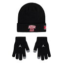 ナイキ ジョーダン Jordan 【 Youth 23 Jersey Beanie & Glove Set Unisex Black/Red 】 子供用 ジャー...