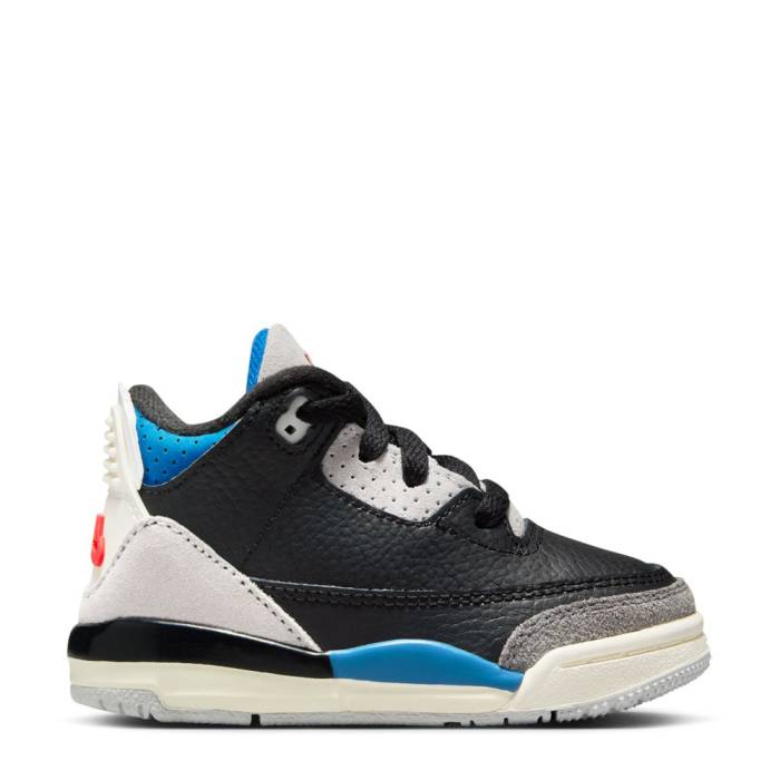 ナイキ ジョーダン Jordan 【 Retro 3 Toddler Black/Chile Red/Neautral Grey/Military Blue/Coconut ..