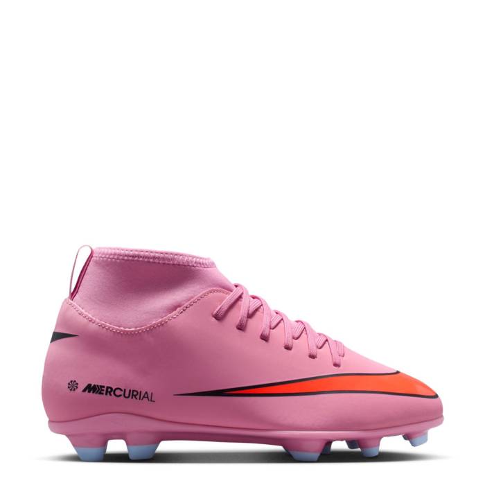 休闲鞋 - ナイキ Nike 【 Mercurial Superfly 10 Club Fg/Mg Youth Magic Flamigo/Black/Total Crimson 】 クラブ ジュニア キッズ マジック 黒色 ブラック クリムゾン