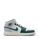 ナイキ ジョーダン Jordan 【 Aj 1 Mid Se Youth White/Oxidized Green Sail/Neutral Grey 】 ミッド キッズ ベビー マタニティ キッズファッション 靴 スニーカー ジュニア キッズ 白色 ホワイト green 緑・グリ