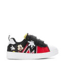 Character 【 Mickey Mouse 2V Court Toddler Black/Red/White 】 コート キッズ ベビー マタニティ ベビ...