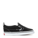 ヴァンズ Vans 【 Classic Slip-On Toddler Black/White 】 クラシック slip-on スリッポン キッズ ベビー マタニティ ベビーファッション 靴 スニーカー ベビー 黒色 ブラック 白色 ホワイト