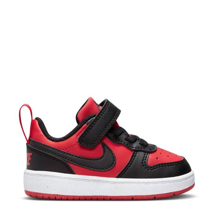 ナイキ Nike 【 Court Borough Low Recraft Toddler University Red/Black/White 】 コート キッズ ベ..