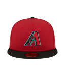 ニューエラ New Era 【 Diamondbacks On Field 5950 Unisex Red/Black 】 ダイヤモンドバックス Field フィールド バッグ 小物 ブランド雑貨 帽子 メンズ帽子 キャップ ユニセックス Red 赤・レッド 黒色 ブラ