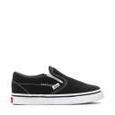 ヴァンズ Vans 【 Classic Slip-On Toddler Black/White 】 クラシック slip-on スリッポン キッズ ベビー マタニティ ベビーファッション 靴 スニーカー ベビー 黒色 ブラック 白色 ホワイト