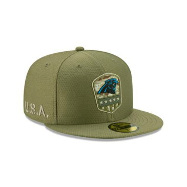 NEW ERA NFL SALUTE TO SERVICE カロライナ パンサーズ 緑 グリーン 【 NFL GREEN SALUTE TO SERVICE CAROLINA PANTHERS 59FIFTY FITTED 】 バッグ キャップ 帽子 メンズキャップ 帽子
