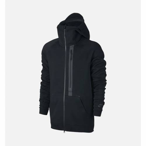 ナイキ NIKE テック フリース フルジップ フーディー パーカー 黒色 ブラック FULLジップフーディー 【 NIKE TECH FLEECE BLACK 】 メンズファッション コート ジャケット