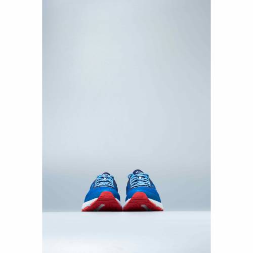 アシックス メンズ ライフスタイル 青色 ブルー 赤 レッド スニーカー 【 RED ASICS GEL KAYANO 25 MENS LIFESTYLE SHOE BLUE 】