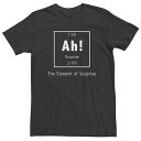 FIFTH SUN エレメント Tシャツ 黒 ブラック AH! 【 BLACK FIFTH SUN ELEMENT OF SURPRISE TEE 】 メンズファッション トップス Tシャツ カットソー