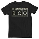 LICENSED CHARACTER キャラクター グラフィック Tシャツ 黒 ブラック 【 BLACK LICENSED CHARACTER ELEMENTS OF FEAR GRAPHIC TEE 】 メンズファッション トップス Tシャツ カットソー