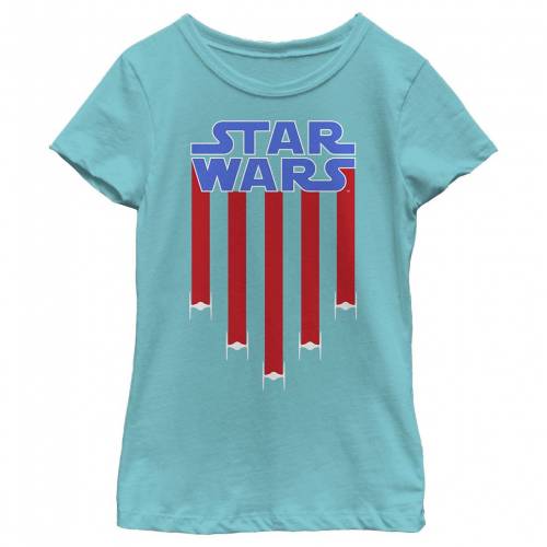 ファイター ジェッツ グラフィック Tシャツ 青色 ブルー スターウォーズ 【 STAR WARS FIGHTER JETS STAR BANGLED BANNER JULY 4TH GRAPHIC TEE / TAHI BLUE 】 キッズ ベビー マタニティ トップス カットソー