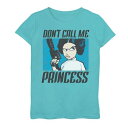 キャラクター グラフィック Tシャツ 青色 ブルー スターウォーズ DON'T PRINCESS&#34; 【 LICENSED CHARACTER STAR WARS CALL ME GRAPHIC TEE / TAHI BLUE 】 キッズ ベビー マタニティ トップス カットソー