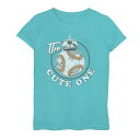 キャラクター グラフィック Tシャツ 青色 ブルー S' スターウォーズ 【 LICENSED CHARACTER 7-16 STAR WARS BB-8 THE CUTE ONE GRAPHIC TEE / TAHI BLUE 】 キッズ ベビー マタニティ トップス カットソー