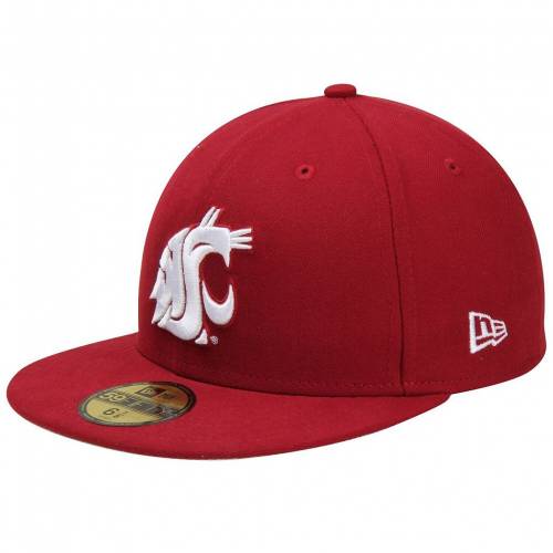NEW ERA ワシントン スケートボード クーガーズ クリムゾン 赤 レッド ニューエラ ワシントンステイト 【 STATE RED MASTER 59FIFTY FITTED HAT CRIMSON WSC 】