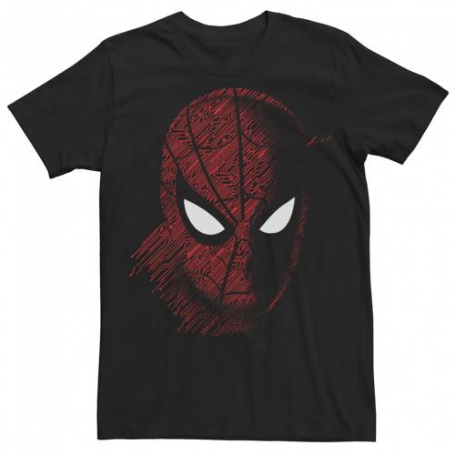 マーベル テック Tシャツ 黒色 ブラック 【 MARVEL SPIDER-MAN TECH FACE MASK PORTRAIT TEE / BLACK 】 メンズファッション トップス カットソー マーベル テック Tシャツ 黒色 ブラック 【 MARVEL SPIDER-MAN TECH FACE MASK PORTRAIT TEE / BLACK 】 メンズファッション トップス カットソー